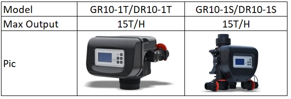 DR10-1 LCD Softener Valve